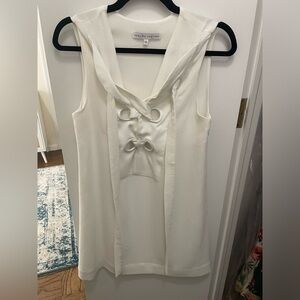 English Factory Lace Up Front Dress - size S